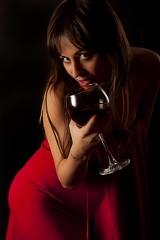 Woman and Wine